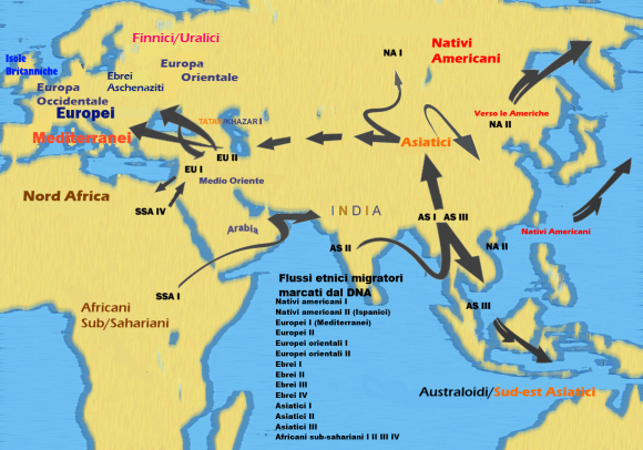 cartina migrazioni